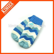 Acrylic wholesale knit baby mittens